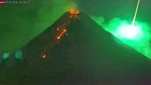Wyglądało jak uderzenie w wulkan. Meteor nagrany na żywo