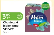 Chusteczki higieniczne Velvet