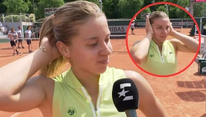 Maja Chwalińska szczęśliwa po awansie do trzeciej rundy Rolanda Garrosa
