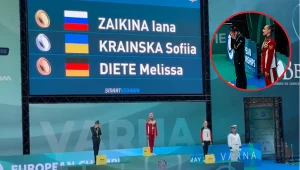 Sceny na mistrzostwach Europy. Rosyjski hymn, ale co zrobiła Ukrainka
