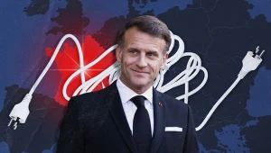 Prezydent Emmanuel Macron przedstawił plan elektryfikacji Francji | Grafika: Magdalena Piasecka