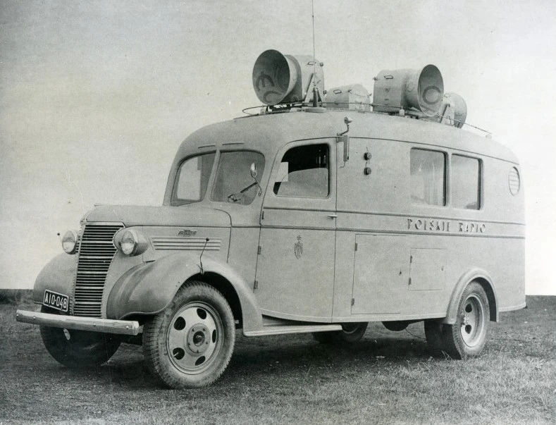 Wóz transmisyjny używany w 1939 roku