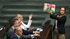 Gorąco w Sejmie, chodzi o sprawę szpitala w Lesku. Krzyki po geście Tuska