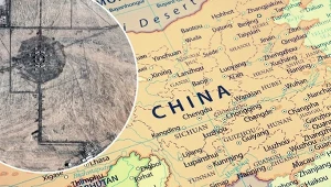 Chiny budują na pustyni wielki kompleks wojskowy