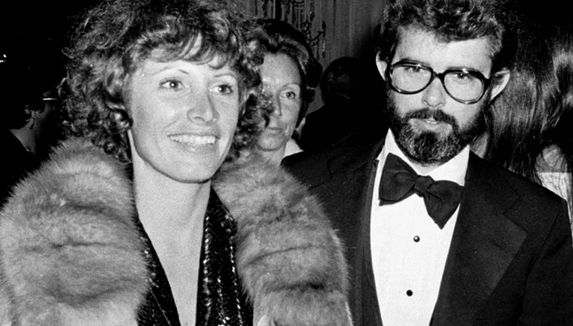 Marcia Lucas w towarzystwie męża George'a na gali Oscarów w 1978 roku