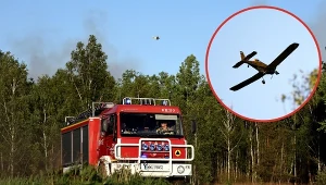 Dogaszanie pożaru lasu pod Warszawą. Służby przekazały komunikat