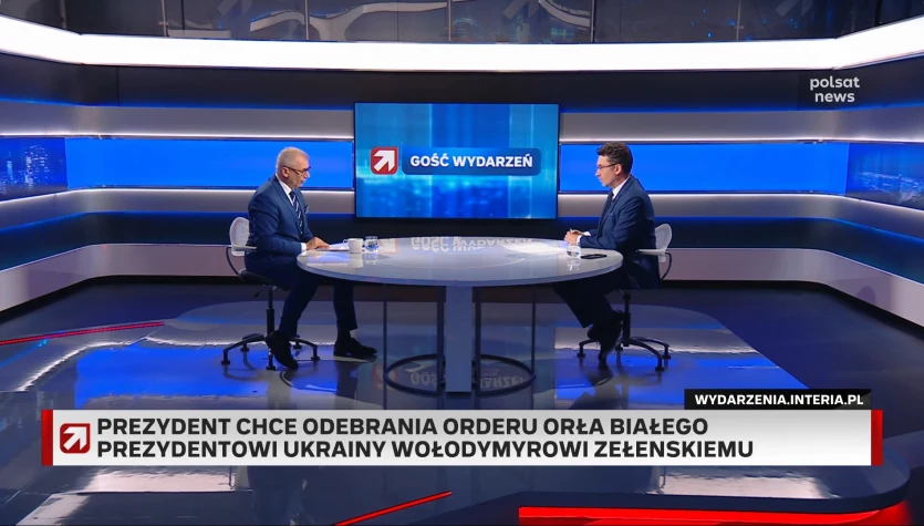 "Mam swoje brzydkie podejrzenia". Kwiatkowski o decyzji Zełenskiego ws. UPA