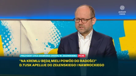Marcin Przydacz w "Graffiti" o odebraniu Zełenskiemu Orderu Orła Białego
