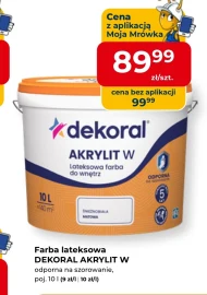 Farba lateksowa Dekoral