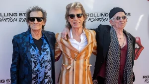 Liderzy The Rolling Stones: Ronnie Wood, Mick Jagger i Keith Richards