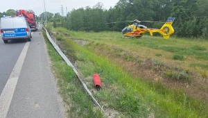 Tragedia na Mazowszu. Auto spadło z wiaduktu, dwie osoby nie żyją