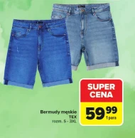 Bermudy męskie TEX