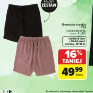 Bermudy męskie TEX
