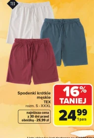 Spodenki męskie TEX