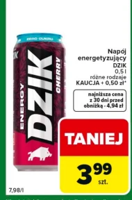 Napój energetyczny Dzik
