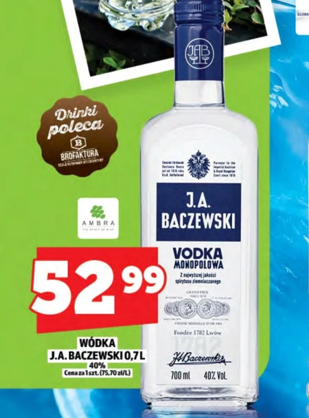 Горілка J.A. Baczewski