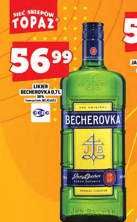 Лікер Becherovka