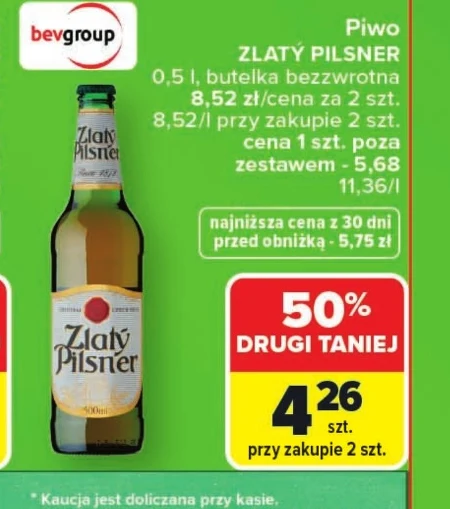 Пиво ZLATÝ PILSNER