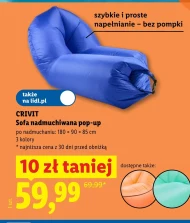 Sofa dmuchana Crivit
