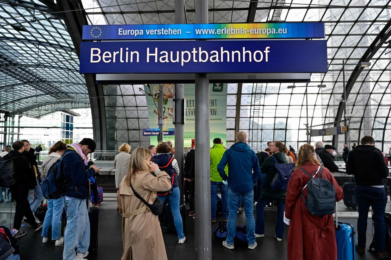 Zdjęcie ilustracyjne Stacja Berlin Hauptbahnhof