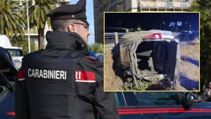 Włochy. Tragiczny wypadek na drodze. Zniszczony samochód miał polskie tablice rejestracyjne