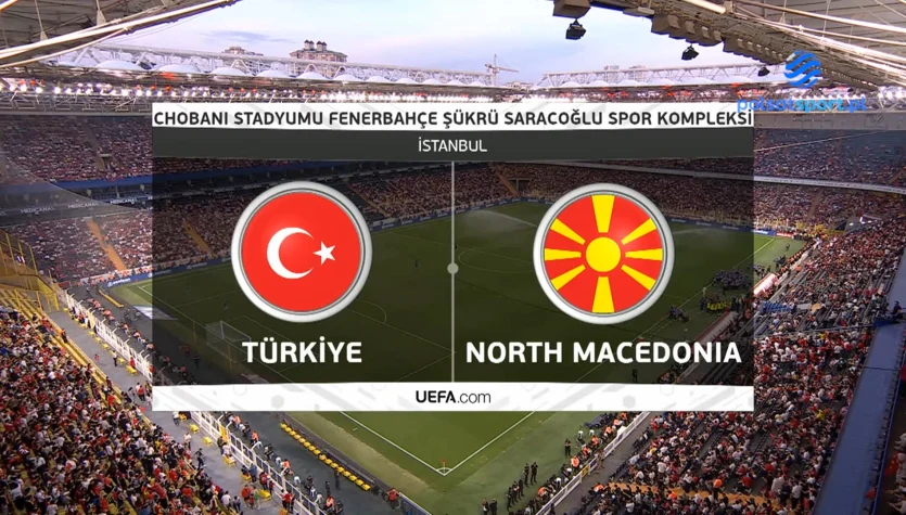 Turcja - Macedonia Północna. Skrót meczu. WIDEO