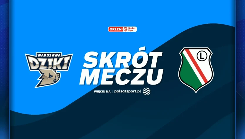 Dziki Warszawa - Legia Warszawa. Skrót meczu. WIDEO