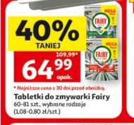 Tabletki do zmywarki Fairy