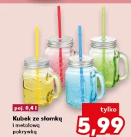 Słoik ze słomką E