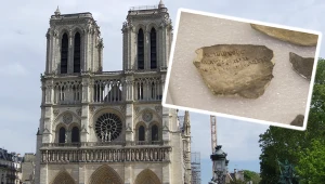 Niezwykłe wykopalisko przy katedrze Notre Dame. Na przedmiocie jest tajemniczy napis