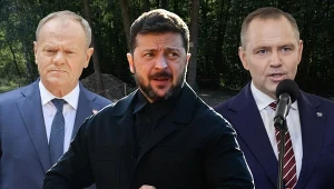 Donald Tusk, Wołodymyr Zełenski i Karol Nawrocki