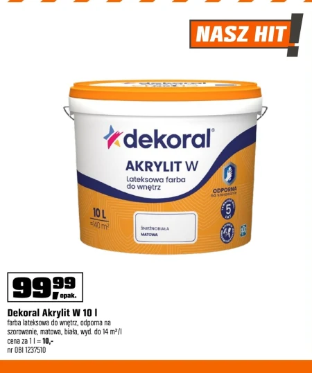 Латексна фарба Dekoral