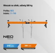 Підвіска для двигуна Neo Tools