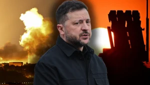 Ukraina zmaga się z brakami w obronie powietrznej (na zdjęciu: Wołodymyr Zełenski)