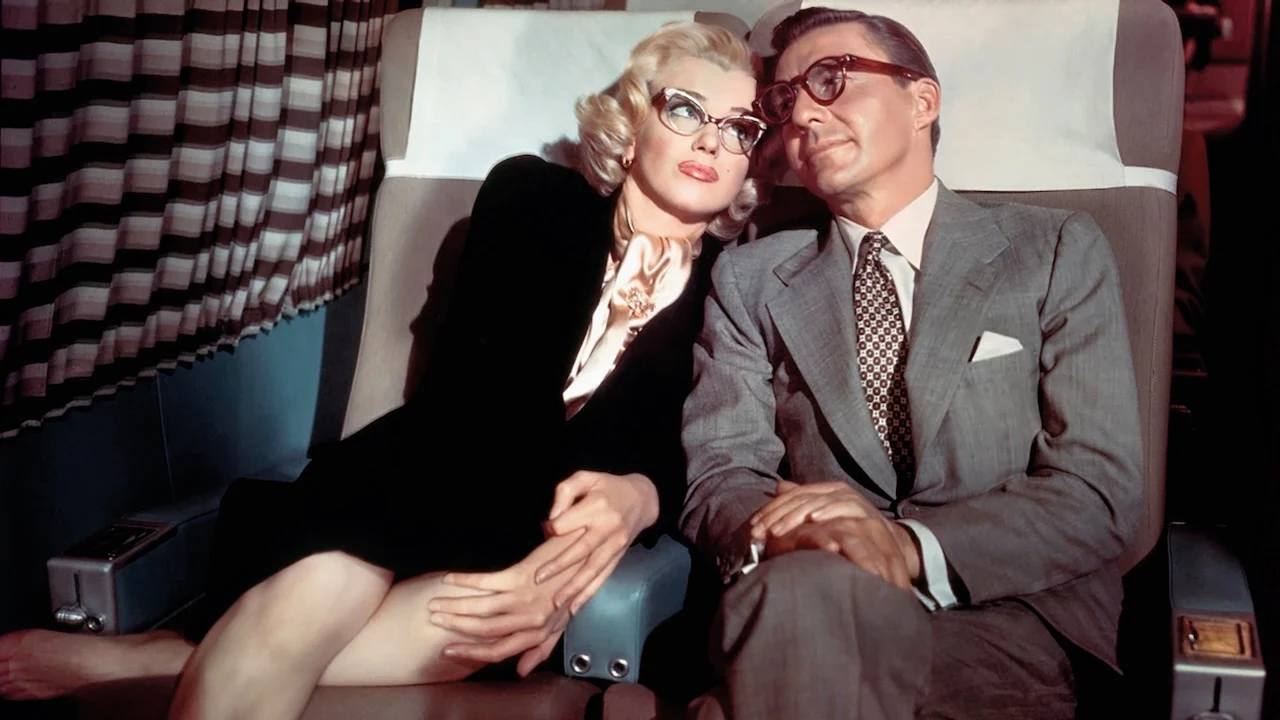 Marilyn Monroe i Rory Calhoun w filmie "Jak poślubić milionera?"