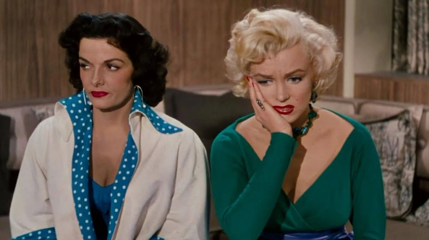 Marylin Monroe i Jane Russell w "Mężczyźni wolą blondynki"