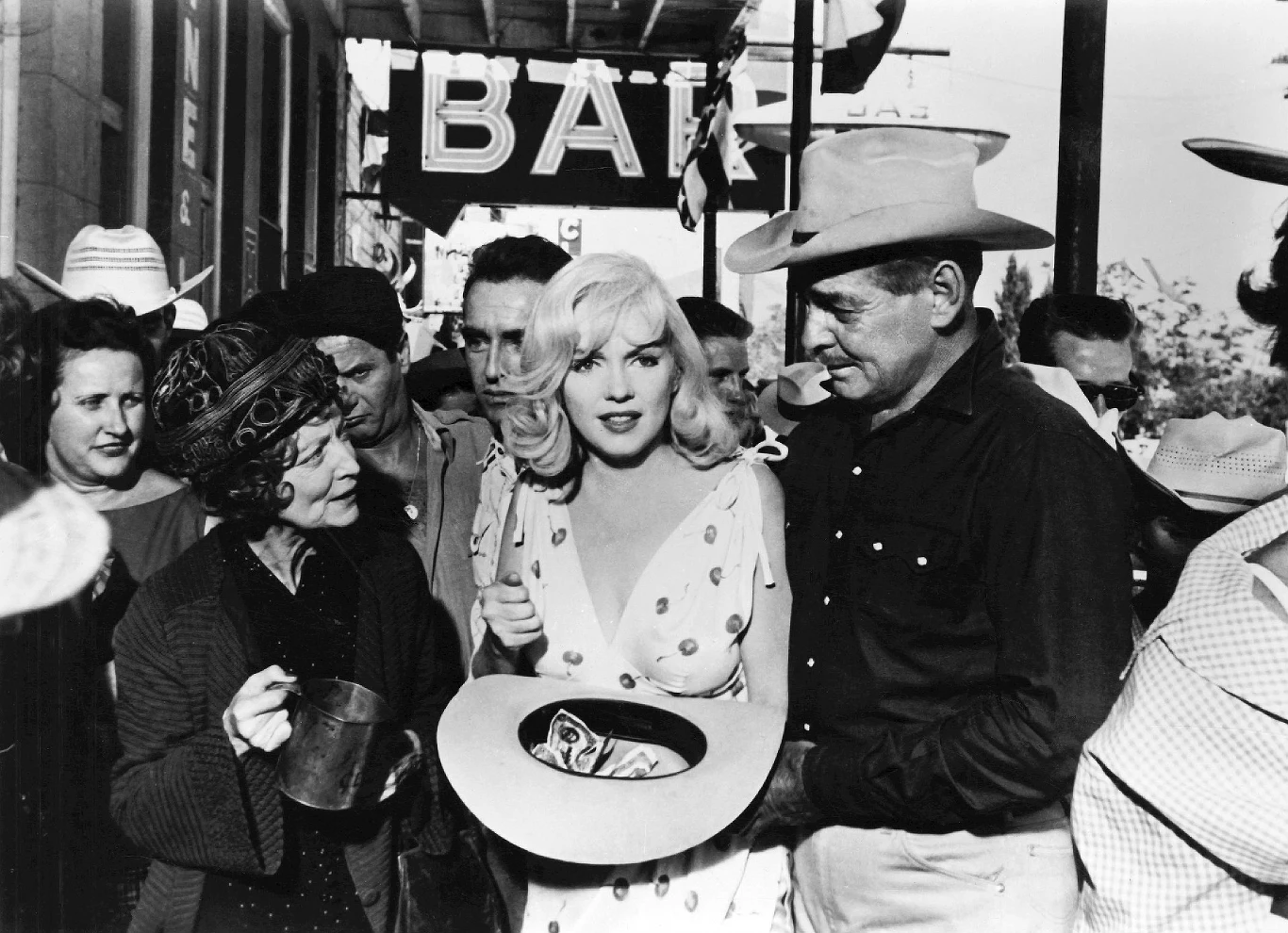 Marilyn Monroe i Clark Gable w filmie "Skłóceni z życiem"