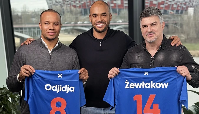 Od lewej: Vadis Odjidja, Dominik Ebebenge, Michał Żewłakow