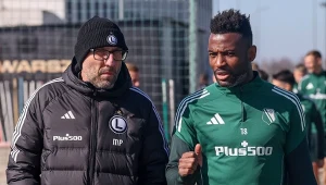 Marek Papszun i Jean-Pierre Nsame