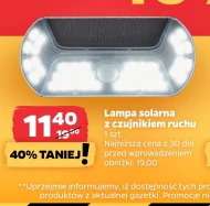 Lampa z czujnikiem