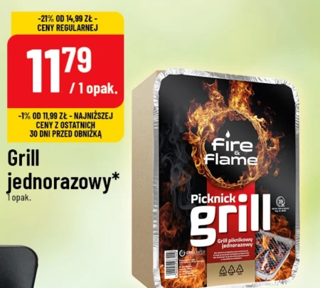 Одноразовий гриль Fire & Flame