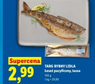 Łosoś Targ rybny Lidla