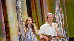 Karolina Charko i Piotr Lato podczas konkursu Debiuty na Festiwalu w Opolu 2026