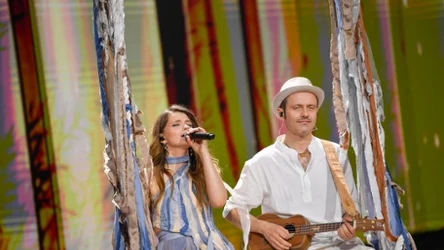 Karolina Charko i Piotr Lato podczas konkursu Debiuty na Festiwalu w Opolu 2026