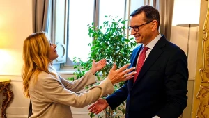 Włochy. Mateusz Morawiecki spotkał się z Giorgią Meloni 
