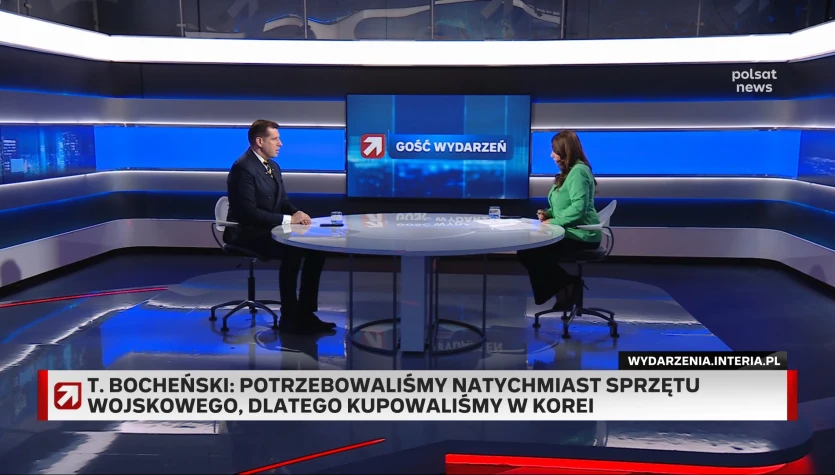Pierwsze umowy z SAFE podpisane. Bocheński w ''Gościu Wydarzeń'': Aneksują rzeczy, które już były zamówione przez poprzedni rząd