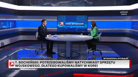 Pierwsze umowy z SAFE podpisane. Bocheński w ''Gościu Wydarzeń'': Aneksują rzeczy, które już były zamówione przez poprzedni rząd