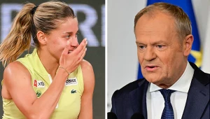 Maja Chwalińska i Donald Tusk