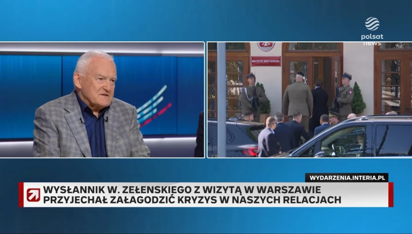 "Utrwalenie stanowiska". Miller o wizycie wysłannika Zełenskiego w Warszawie