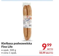 Kiełbasa podwawelska Fine life